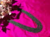 Emeralds Mala | Mens mala | Unisex jewelry | Emerald Necklace