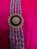 Tanzanite Beads | Mens mala | Unisex jewelry | Pearl Necklace