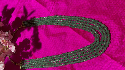 Emeralds Mala | Mens mala | Unisex jewelry | Emerald Necklace