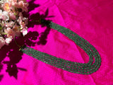 Emeralds Mala | Mens mala | Unisex jewelry | Emerald Necklace