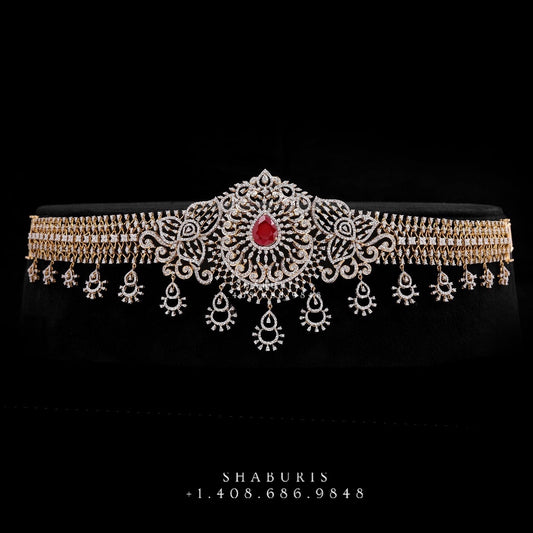 Diamond Vaddanam,silver jewelry ,silver jewellery ,gold dipped jewelry ,South Indian Jewelry,Vaddanam,Kids Vaddanam,hip chain,diamond jewelry,pure Silver indian jewelry - SHABURIS