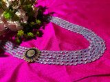 Tanzanite Beads | Mens mala | Unisex jewelry | Pearl Necklace