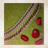 Raani Haram Diamond necklace,Pure silver polki choker Indian necklace ,maang tikka sabyasachi jewelry inspired Shaburis
