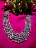 Tanzanite Beads | Mens mala | Unisex jewelry | Pearl Necklace