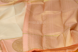 Lyte weight Pattu Sarees online,South Indian Sarees,Pure Silk Sarees,Kanjivaram Saree,kanchi pattu saree,Zari saree,off white saree - NIHIRA