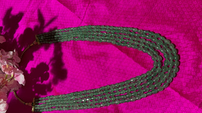 Emeralds Mala | Mens mala | Unisex jewelry | Emerald Necklace